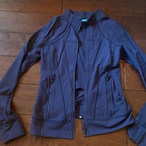 ivivva blue zip up jacket